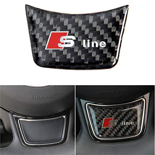 Duoles For Audi A4 B6 B8 B7 B5 A3 8P 8L 8V A6 C5 C7 A5 Q7 Q5 Q3 A1 A8 S3 S4 S line Quattro RS7 Car Steering Wheel Decoration Sticker