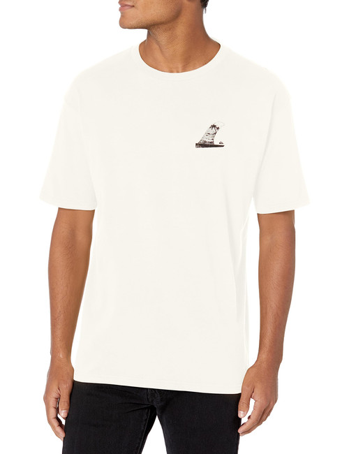 Quiksilver Men's Scenic Fin Tee Shirt, Snow White 233
