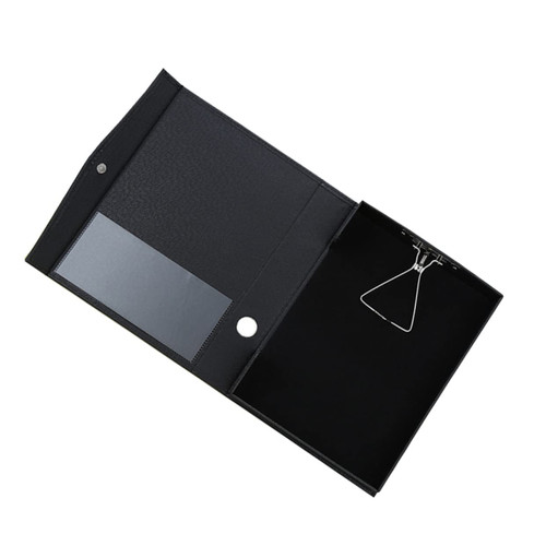 MAGICLULU A4 Document Holder A4 Document Organizer A4 Document Folder File Clipboards Paper Folders Faux Lether Document Holder Paper Clips Paper Holder Clipboard Office File Rack Desktop