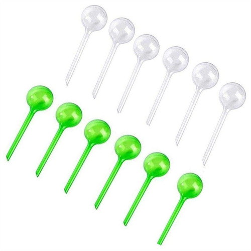 QULACO Universal Watering Can for Indoor Plants 12Pcs Plant Watering Bulbs Automatic Self- Watering Globes Plastic Balls Garden Water Device Watering Bulbs for Plant