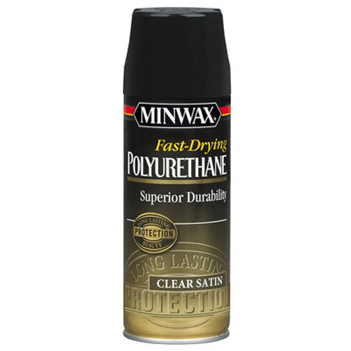 Minwax 33060000 Fast-Drying Polyurethane Aerosol, 11.5 ounce, Satin