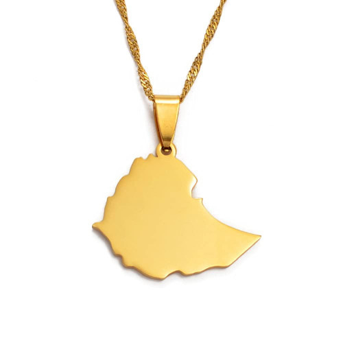 EQCETPF Map Necklace - Ethiopian Map Pendant Necklace,Ethnic Symbol Country Map Thin Chain Pendant - Hip Hop Charm Jewelry For Men Women Party Gift Anniversary,Gold EQCETPF Map Necklace - Ethiopian Map Pendant Necklace,Ethnic Symbol Country Map Thin Chain Pendant - Hip Hop Charm Jewelry For Men Women Party Gift Anniversary,Gold