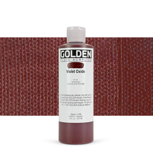 Golden Fluid Acrylics - Violet Oxide -8 oz bottle