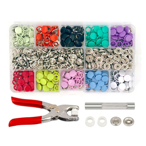 TEHAUX 1 Set Five Claw Buckle snap Fastener Pliers Buttons snap Fasteners kit Metal Prong Snaps Metal Snaps Buttons Clothes snap Buttons Sewing snap Buttons Solid Press Baby Alloy
