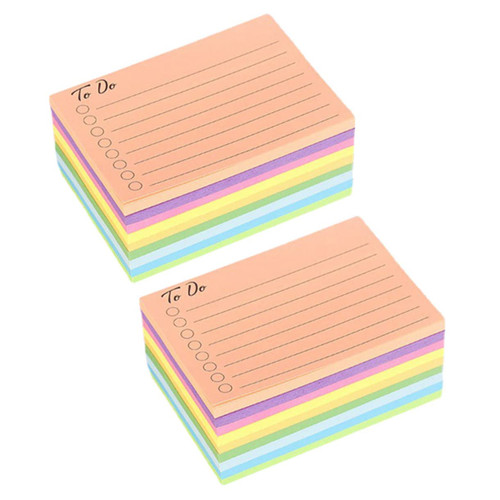 Operitacx 18 Sticky Notes Notepad Decorative Memo Note Memo Pad Stationery Message Record Memo Pads Lined Memo Pads Adhesive Note Grocery List Notepad Stickers Set Paper Student Use