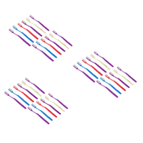 GLEAVI 36 Pcs Camping Toothbrush Disposable Toothbrushes Hard Bristles Toothbrush Firm Toothbrush Gums Toothbrush Floss Tooth Brush Cleaning Toothbrush Care Pregnant Woman Stick