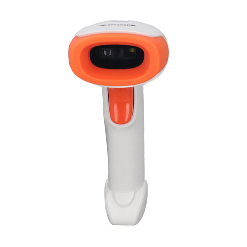 Handheld Barcode Scanner 2.4G Wireless Portable 2D QR Cordless Bar Code Reader Scanner Gun Compact for Logistics Express