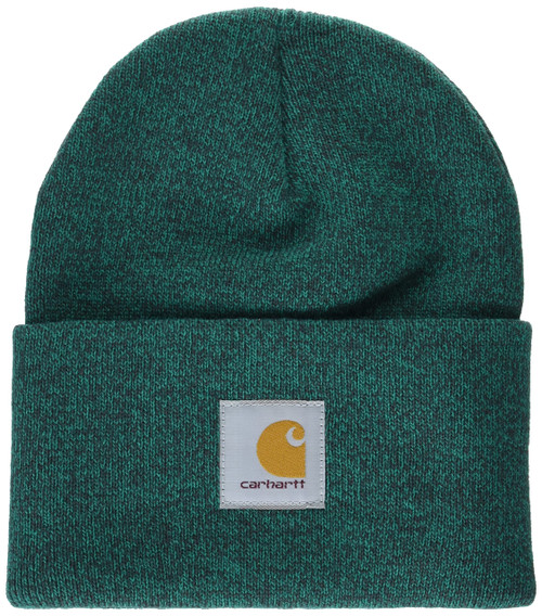Carhartt Men's Knit Cuffed Beanie (Closeout), Cadmium Green/Shadow Marl, OFA