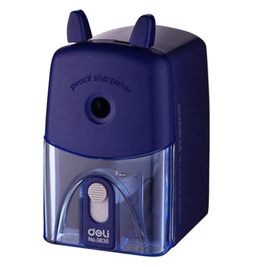 Manual Pencil Sharpener, Creative Pencil Sharpener for Kids [Blue]