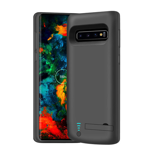 BAHOND Battery Case Compatible with Samsung Galaxy S10+ Plus, 6000mAh Rechargeable Extended Battery Charging Case, External Battery Charger Case, Adds 1.5X Extra Juice (6.4 inch for Galaxy S10+)