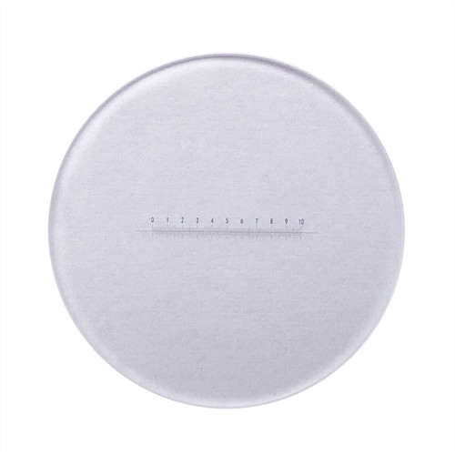 Microscope Accessories Kit for Adult X=10 mm Ocular Micrometer DIV 0.1 mm Reticle Ruler Horizontal Measuring Eyepiece Calibration Diameter 20 mm-29 mm for Microscope Accessory (Color : Diameter 20.4