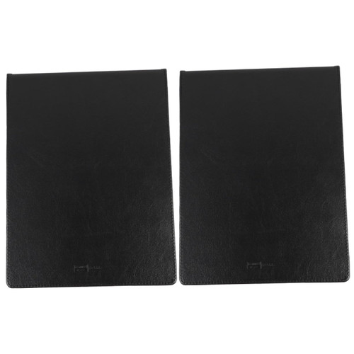 Ciieeo 2pcs File Folder Clip Board Drawing Writing Pad Writing Tablet Profile Clipboard A4 File Holder File Holder Clipboard A4 Clipboard Document Organizer Pu Bill Contract Folder