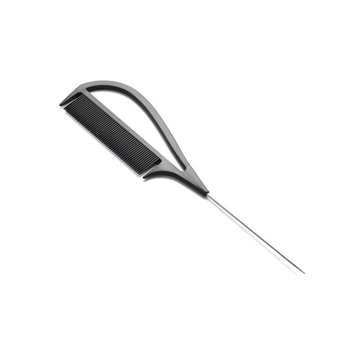 SURURA Haircombforwomen Carbon Fiber Pointed Tail Comb Anti-static Hair Comb Professional Hairdressing Teasing Comb Hair Stylist Comb Tools Cutting Comb (Color : Black)