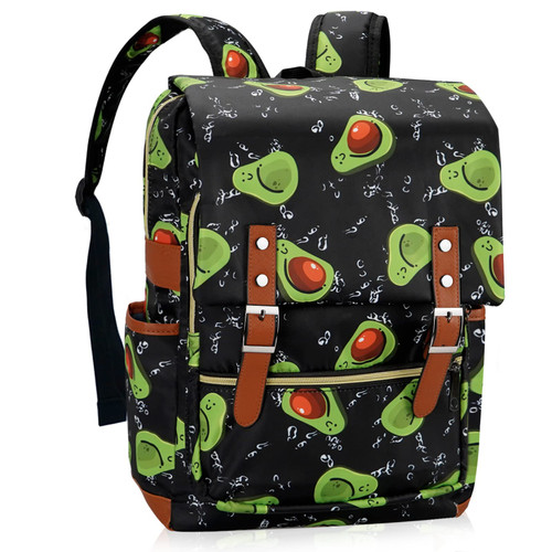 MCWTH Avocado Laptop Backpack for Girls Women, 15.6 inch College School Bag Bookbag