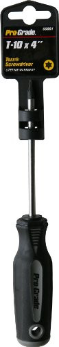 Pro-Grade 55061 T10 x 4-Inch Torx Drive Screwdriver