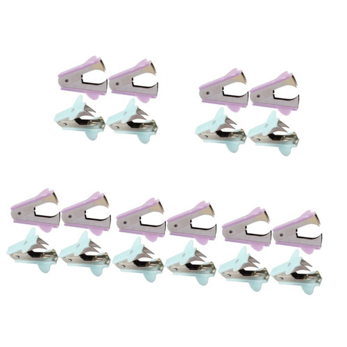 STOBOK 20 Pcs Staple Remover Staple Removal Tool Upholstery Tools Staple Puller Tool Small Stapler Remover School Staple Puller Staple Puller Remover Pro Tools Universal Office Nail Iron