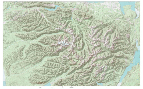 Gifts Delight Laminated 38x24 Poster: Topographic Map - MyTopo Custom Topo Maps, Aerial Photos, Online Maps, and Map Software