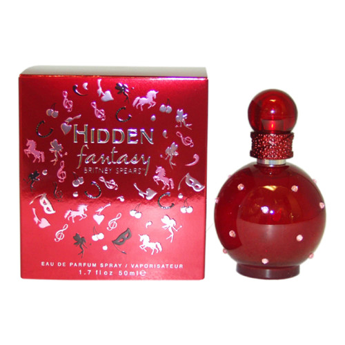 Hidden Fantasy by Britney Spears for Women, Eau De Parfum Spray, 1.7-Ounce