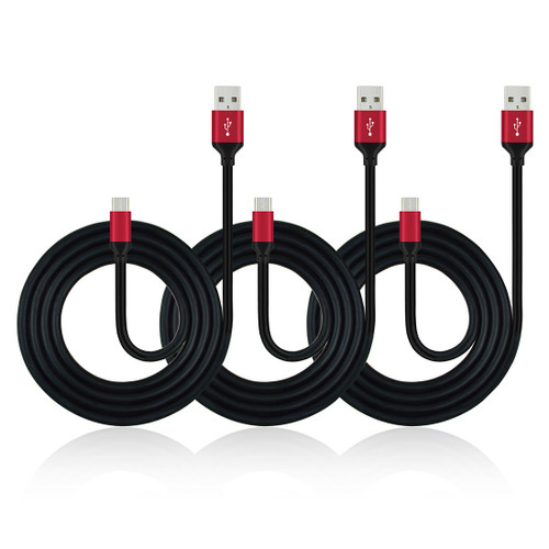 USB C Charger Cable, MIVINE 3 Pack 3Ft Type C to USB Fast Charging Data Cable for Galaxy Note 8 S8 S8+, ZTE Zmax Pro, Pixel 2 XL Nexus 6P 5X, LG V20 G6 G5, HTC 10 U11, Oneplus 3 5,Nintendo switch