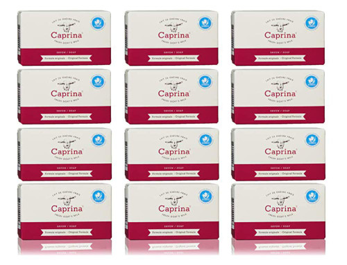 Caprina by Canus Fresh Goat's Milk Soap, Original (12 bars) Caprina by Canus Fresh Goat's Milk Soap, Original (12 bars)