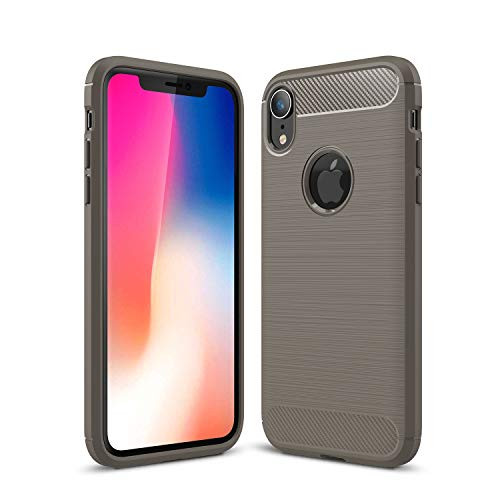 Cruzerlite iPhone Xs Case, iPhone X Case, Cruzerlite Carbon Fiber Shock Absorption Slim Case for iPhone Xs/iPhone X (5.8") (Gray)