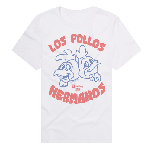 Popfunk Official Breaking Bad Los Pollos Adult Unisex Classic Ring-Spun T-Shirt (2X-Large) Popfunk Official Breaking Bad Los Pollos Adult Unisex Classic Ring-Spun T-Shirt (2X-Large)