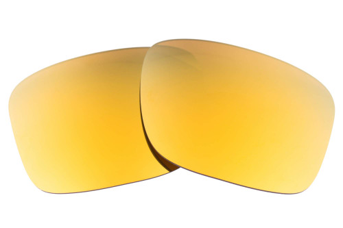 Polarized Replacement Lenses for Oakley Holbrook OO9102 Sunglasses - Crafted in USA - (Brown Polarized with Gold Mirror)