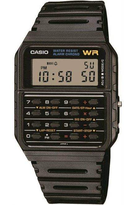 CA53W-1 8-Digit Calculator Water Resistant Watch