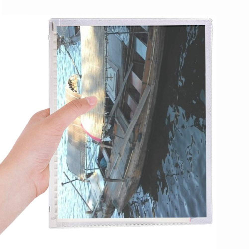 Lake Chinese Style Boat Notebook Loose Leaf Diary Refillable Journal Stationery