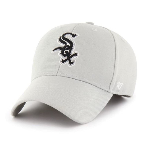 '47 MLB Alternate MVP Adjustable Hat, Adult One Size Fits All (Chicago White Sox Gray)