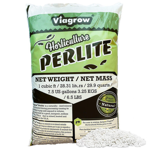 Viagrow Perlite 29 Quarts, Horticultural Perlite, 29 Quarts, for Indoor and Outdoor Plants and Containers, Proper Drainage