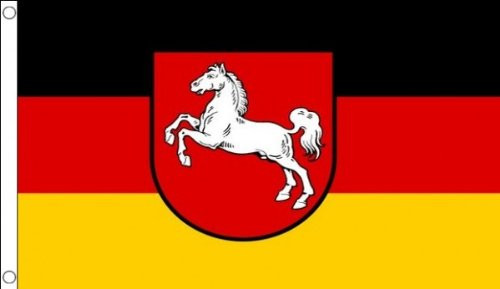 AZ FLAG Lower Saxony Flag 2' x 3' - Germany - German Region of Lower Saxony Flags 60 x 90 cm - Banner 2x3 ft