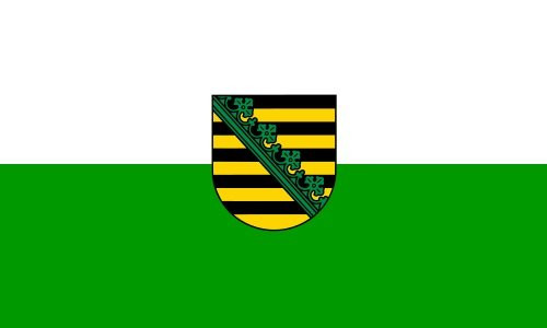 AZ FLAG Saxony Flag 2' x 3' - Germany - German Region of Saxony Flags 60 x 90 cm - Banner 2x3 ft
