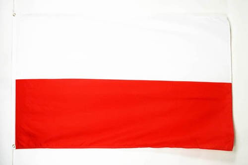 AZ FLAG Poland Flag 3' x 5' - Polish Flags 90 x 150 cm - Banner 3x5 ft