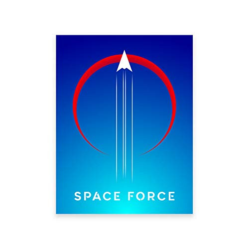 Space Force No Mans Square (2 Pack) Vinyl Decal Sticker | Cars Trucks Vans SUVs Windows Walls Cups Laptops | Full Color Printed | 2-5 Inch | KCD2617