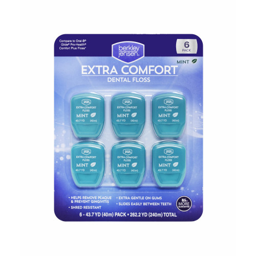 Berkley Jensen Extra Comfort Dental Floss, 6 pk. (pack of 2)