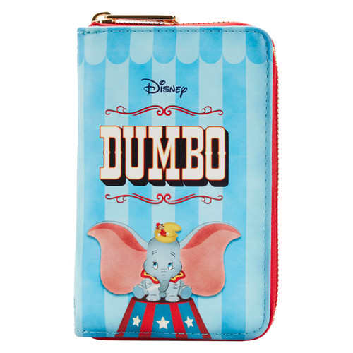 LOUNGEFLY DISNEY DUMBO BOOK SERIES ZIP AROUND WALLET