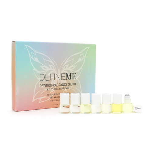 DefineMe Mini Perfume Gift Set, Pack of 7 Scents, Rollerball Roll-on Natural Perfume for Women