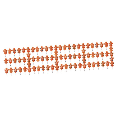 STOBOK 48 Pcs Gingerbread Man Pencil Goodie Bag Filler Toddler Stackable Pencils Non-sharpening Pencil Christmas Snowman Pencils Kids Christmas Pencils No Cutting Child Prize Plastic
