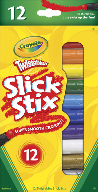Crayola Twistables Slick Stix-12/Pkg Crayola Twistables Slick Stix-12/Pkg