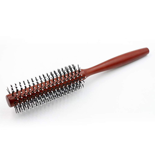 GLOYER Wooden comb Wood Round Hair Curly Comb With Ball Tip Anti Static Natural Styling Hair Brush Barber Tool Wood Round Comb