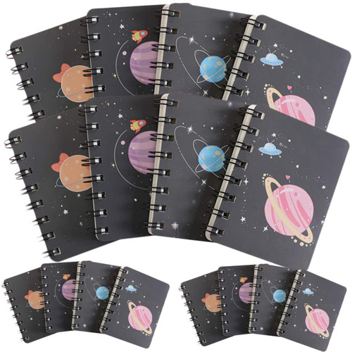 Ciieeo 16pcs Portable Notebook Pocket Notebook Cute Notebooks Small Notepad Daily Planner Journal Pad Spiral Portable Note Book Mini Legal Pads Work Notepad Note Pad Paper Bulk Office