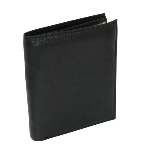 CYOIDAI Paul & Taylor Men's Leather RFID Protected Hipster Bifold Wallet (Black)