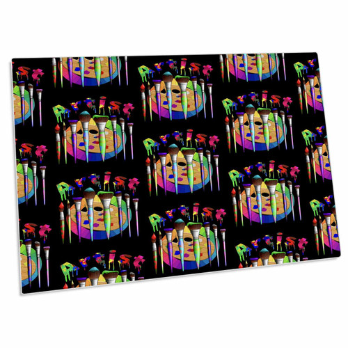 3dRose A Colorful Art Design of an Artist Palette, Art... - Desk Pad Place Mats (dpd-351571-1)