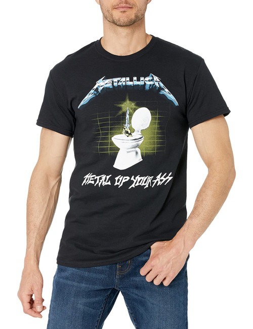 Metallica Men's Metal Up T-Shirt, Black, Large Metallica Men's Metal Up T-Shirt, Black, Large