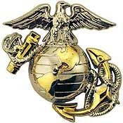 USMC, Emblem B2 Right - Premium Quality, Expertly Designed, PIN - 1"