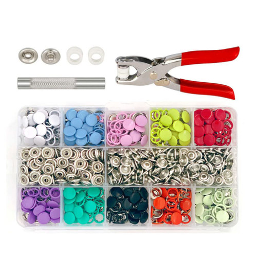 Wakauto 1 Set Five Claw Buckle snap Button snap Fastener kit Metal Prong Snaps snap Fasteners kit Sewing snap Buttons Grommets snap Fastener Buttons Resin Jumpsuit Baby Alloy Press