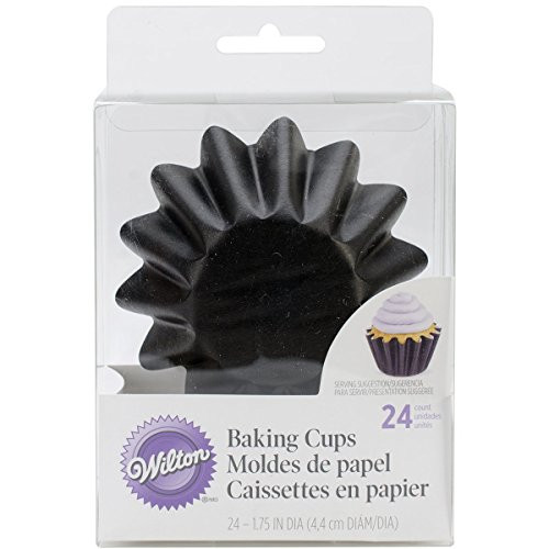 Wilton Wave Baking Cup, Black