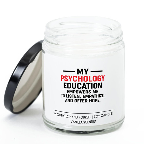 Psychologist Vanilla Candle - Empowers to Listen - Psychologist Therapist School Counselor Psychiatrist School Psychologist Psychologist Vanilla Candle - Empowers to Listen - Psychologist Therapist School Counselor Psychiatrist School Psychologist