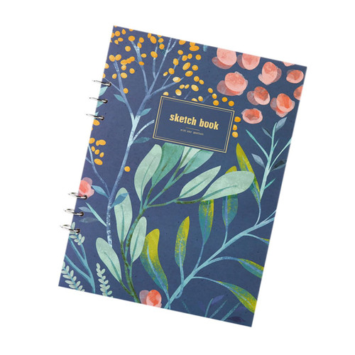 TEHAUX 1pc Sketch Book Blank Drawing Book A4 Painting Book Artist Sketch Pad Wire Bound Sketchbook Kids Drawing Painting Sketchbook Sketching Book Student Spiral Sketch Paper Picture Book